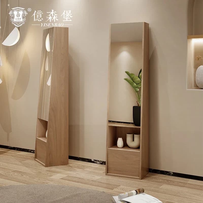Mirror Simple Dressing Mirror Creative Storage Full-Length Mirror Floor Simplel17