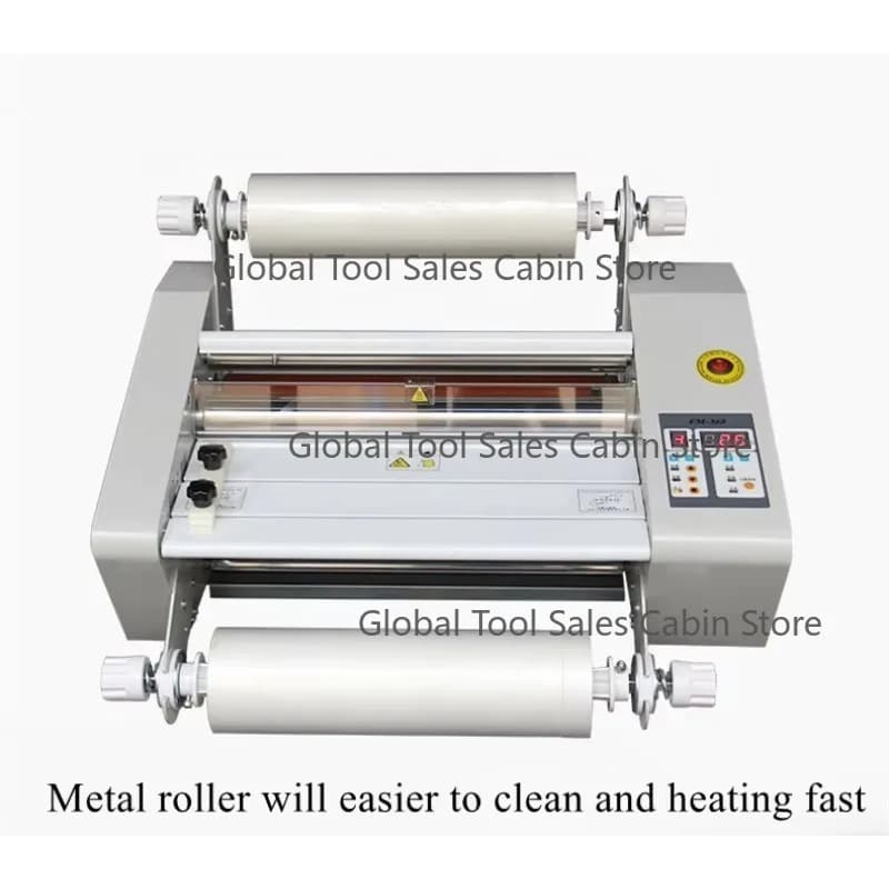 Factory Supply FM360 Hot and Cold Single Double Sides A3 Paper Roll Laminator with Steel Roller