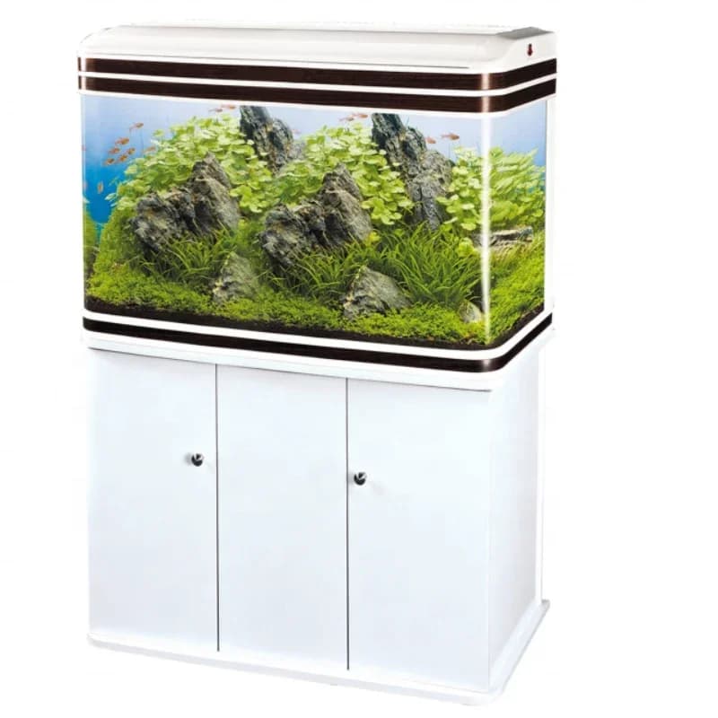 T-60F/80F/100F/120F/150F T series curving tank system glass aquarium fish home aquarium tank cabinet