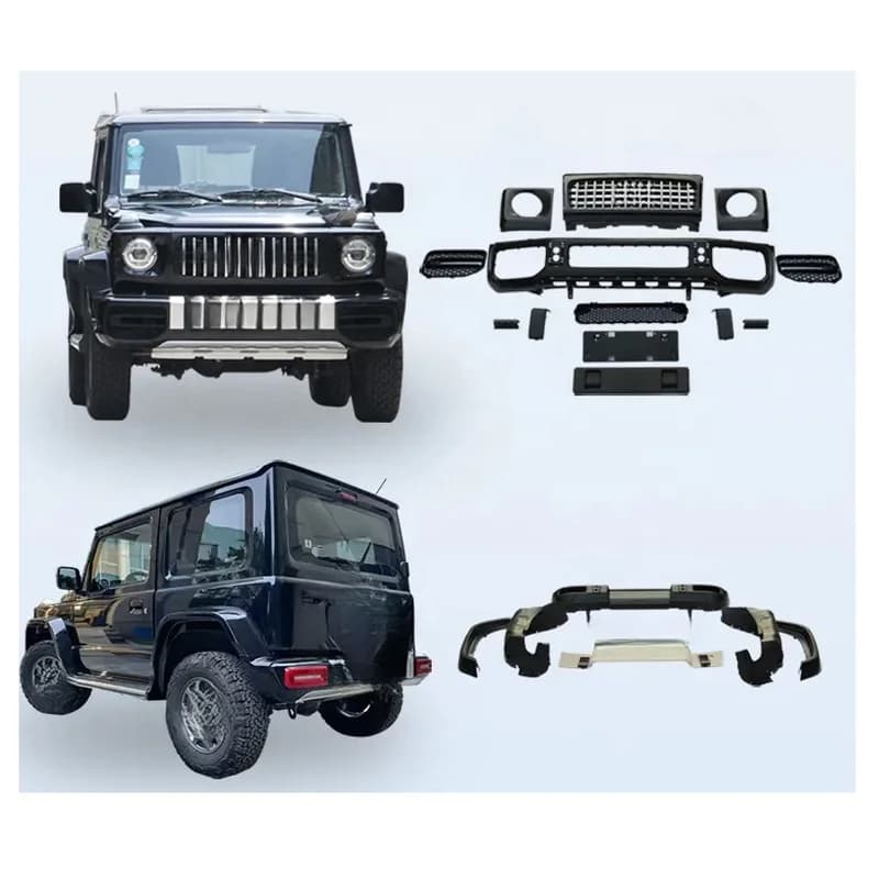High Quality G63 Style Full Body Kit With Bumper For Jimny JB64 JB74 2019-2023 Exterior Tuning Parts
