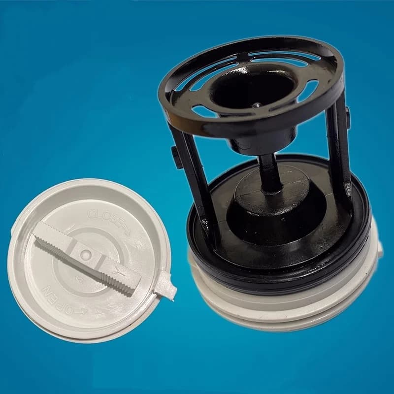 1PCS Suitable for Haier Front-Loading Drum Washing Machine Drain Pump Drain Outlet Valve Plastic Cover Filter Screen Water Plug