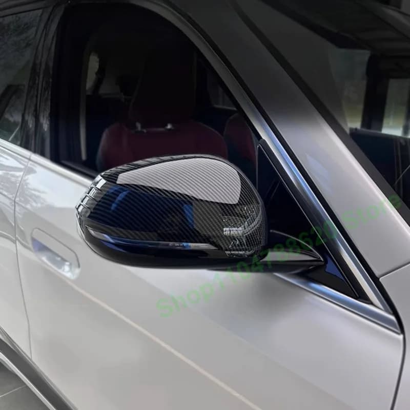 For BMW X1 iX1 2023-2026 Dedicated Rearview Mirror Cover Carbon Fiber Pattern Protective Shell Car Exterior Modified Accessories