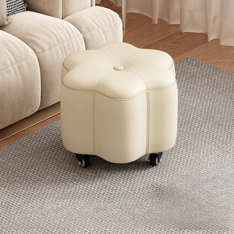 Wheeled low chair household portable entryway rest small stools comfortable design кресло для гостиной Interior furniture