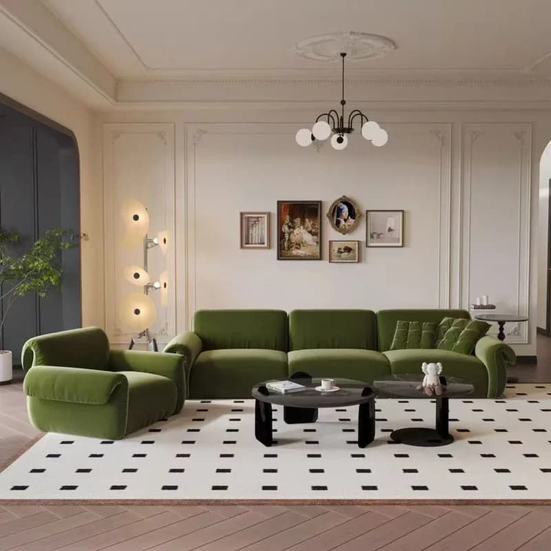 Oversized Green Living Room Sofas Minimalist Modern 2 Seater Living Room Sofas Lounges Nordic Divano Soggiorno Home Furniture