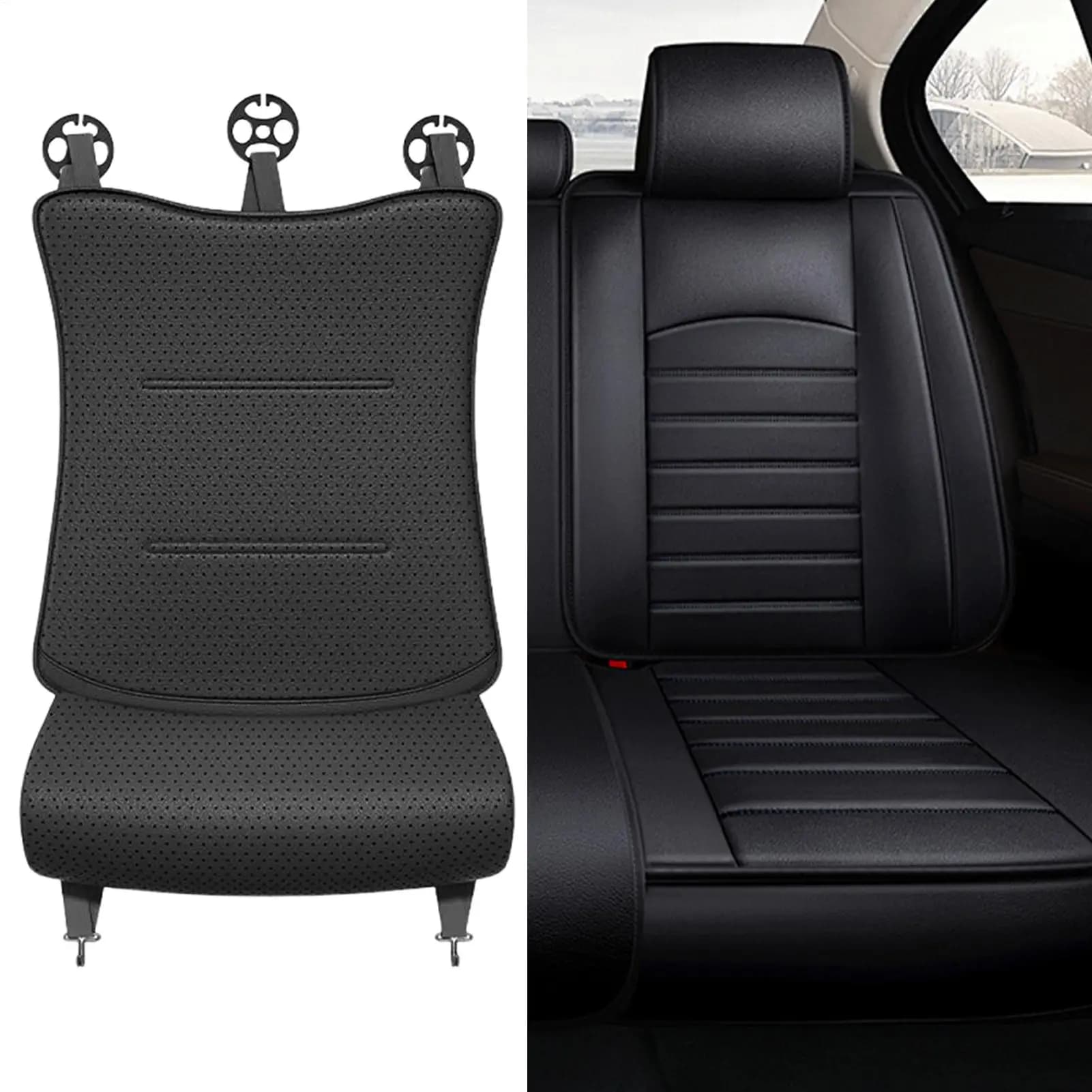 Auto Driver Seat Leg Support Extender Cushion Universal Seat Pad Wear-resistant Protector for Sedan SUV Truck Interior Accessory