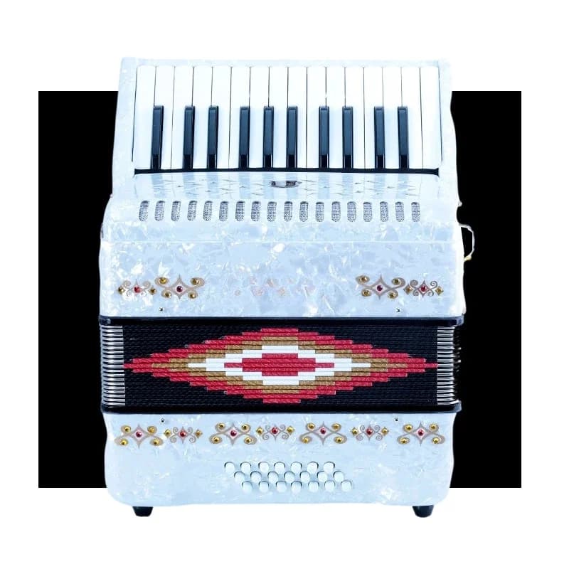 Accordion, printed 21 bass 21 bass 26 keys 18mm keyboard, high-end accordion