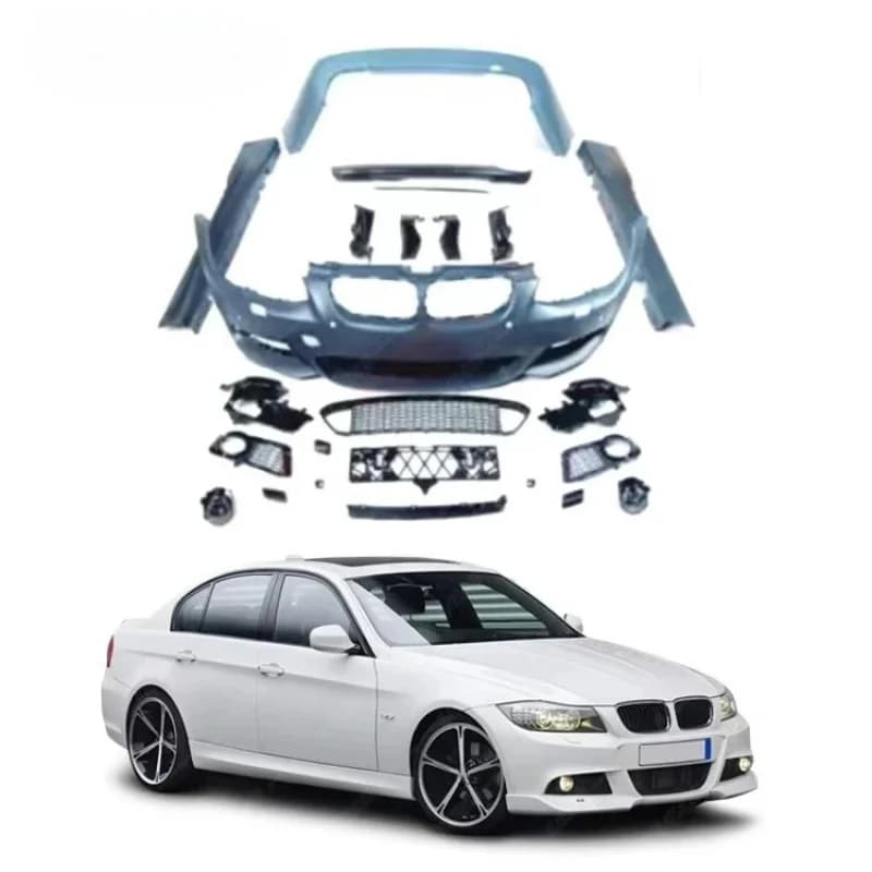 MT Style Body Kit for  E92 E93 LCI Car Bumper Front Bumper Rear Bumper Side Skirt Car Parts