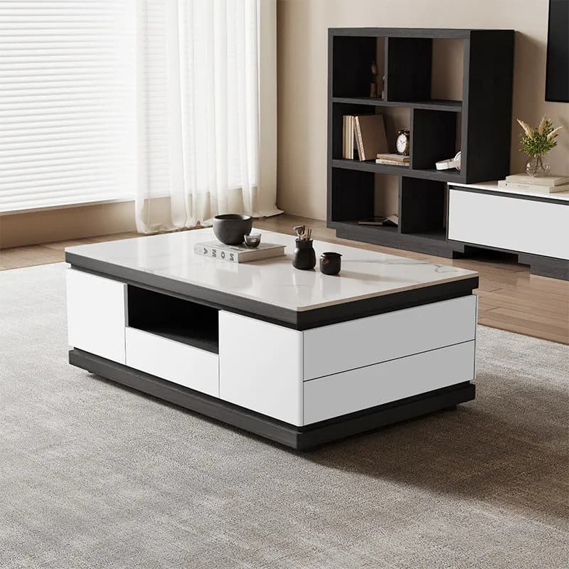 Moving Writing Side Table Modern Luxury Living Room Storage Designer Organizer Coffee Table Writing Couchtisch Trendy Furniture