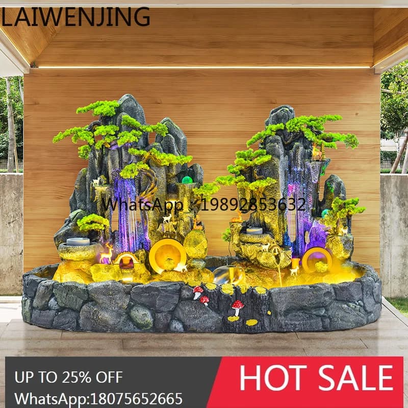 B1 rockery water fountain outdoor decoration fish pond landscaping ornament