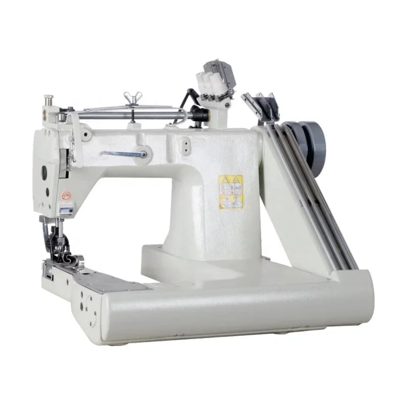 QK-928-2PL High speed three needl feed off arm chain stitch industrial sewing machines price