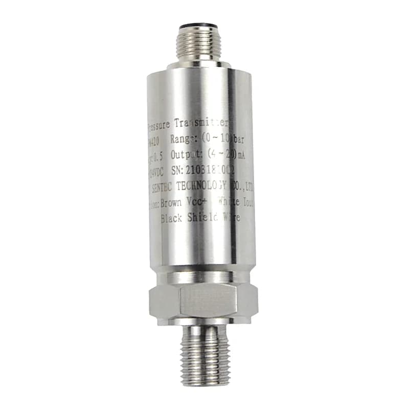 PM420 Low Hysteresis Current Pump Transducer Assembled Pipe Pressure Sensor Compressed Air Pressure Transmitter