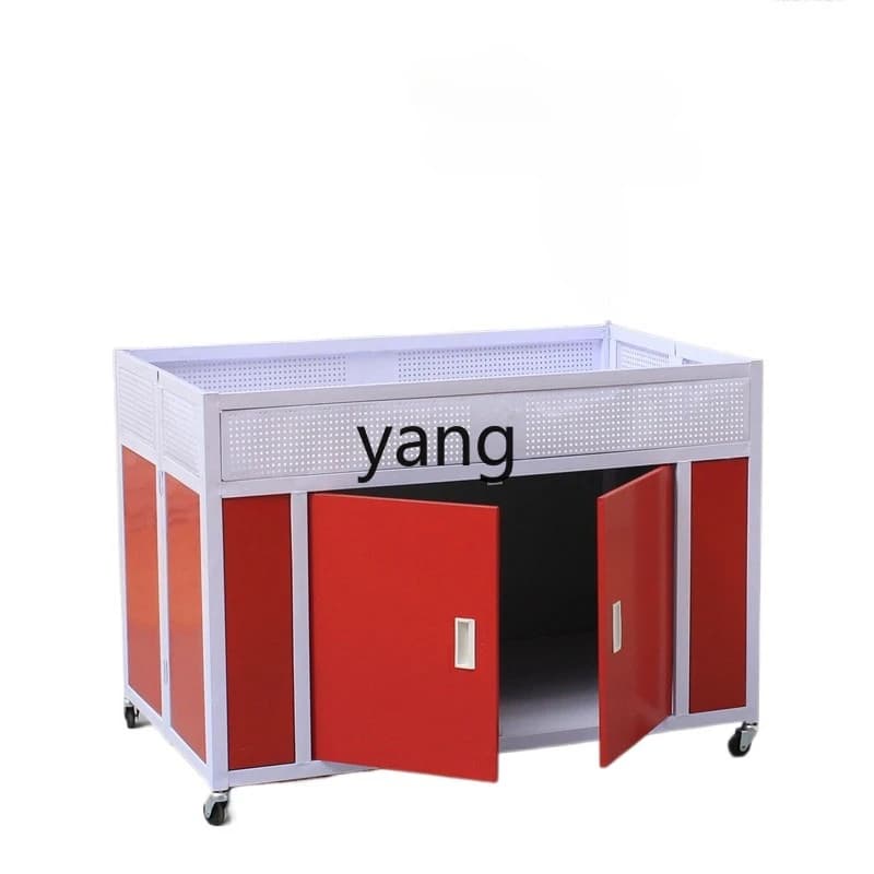 LTT supermarket promotion table display rack folding float shelf processing table