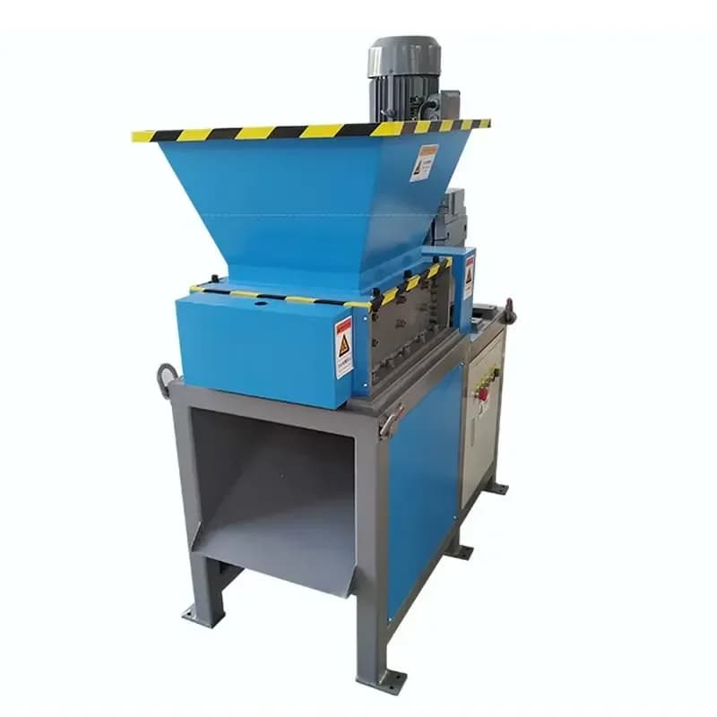 Plastic Mini Single Shaft Shredder Shredding Machine of Woven Bag and Tire Recycling for Shredding Fabric