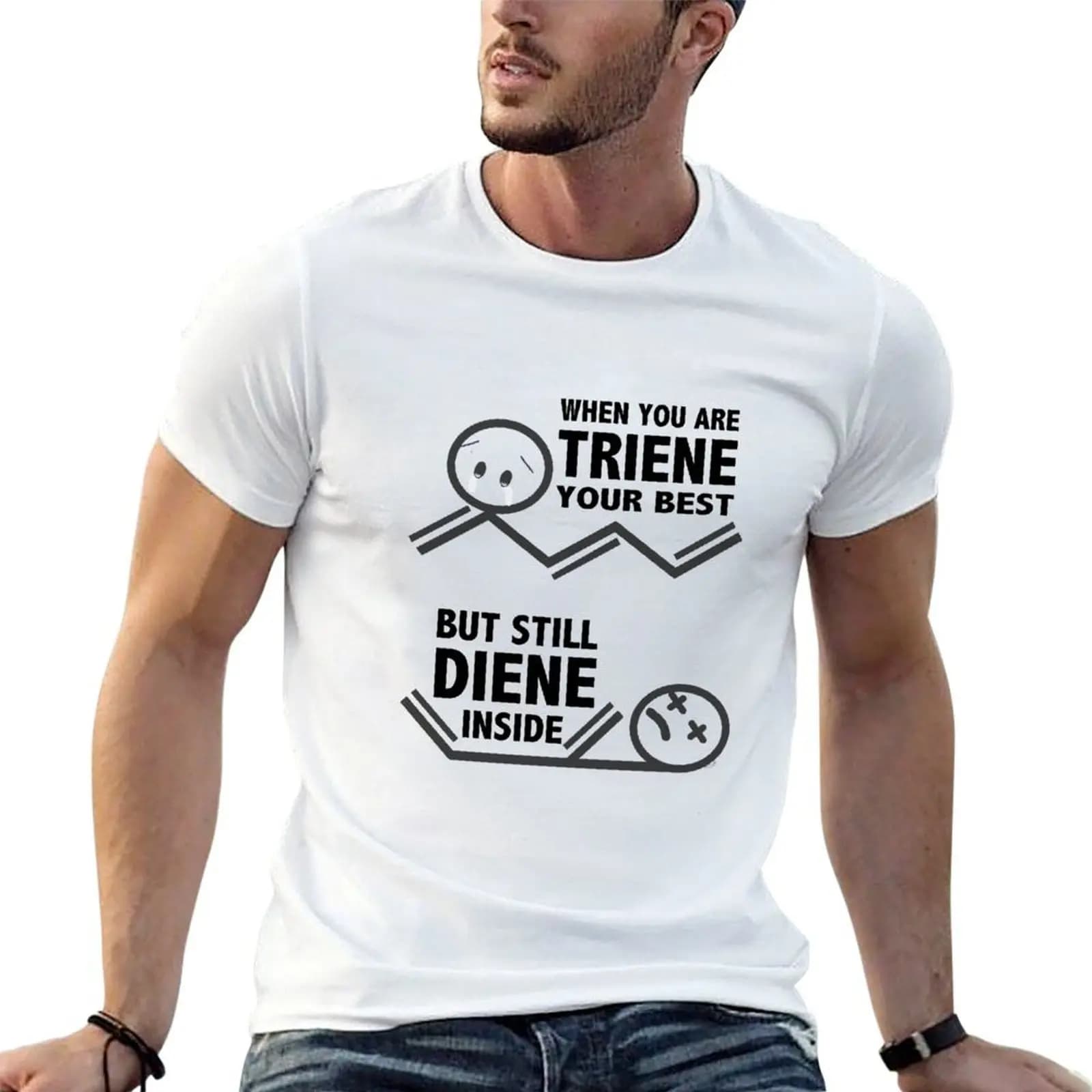 Chemistry Puns Dying T-Shirt graphic t shirt vintage kawaii clothes mens clothes