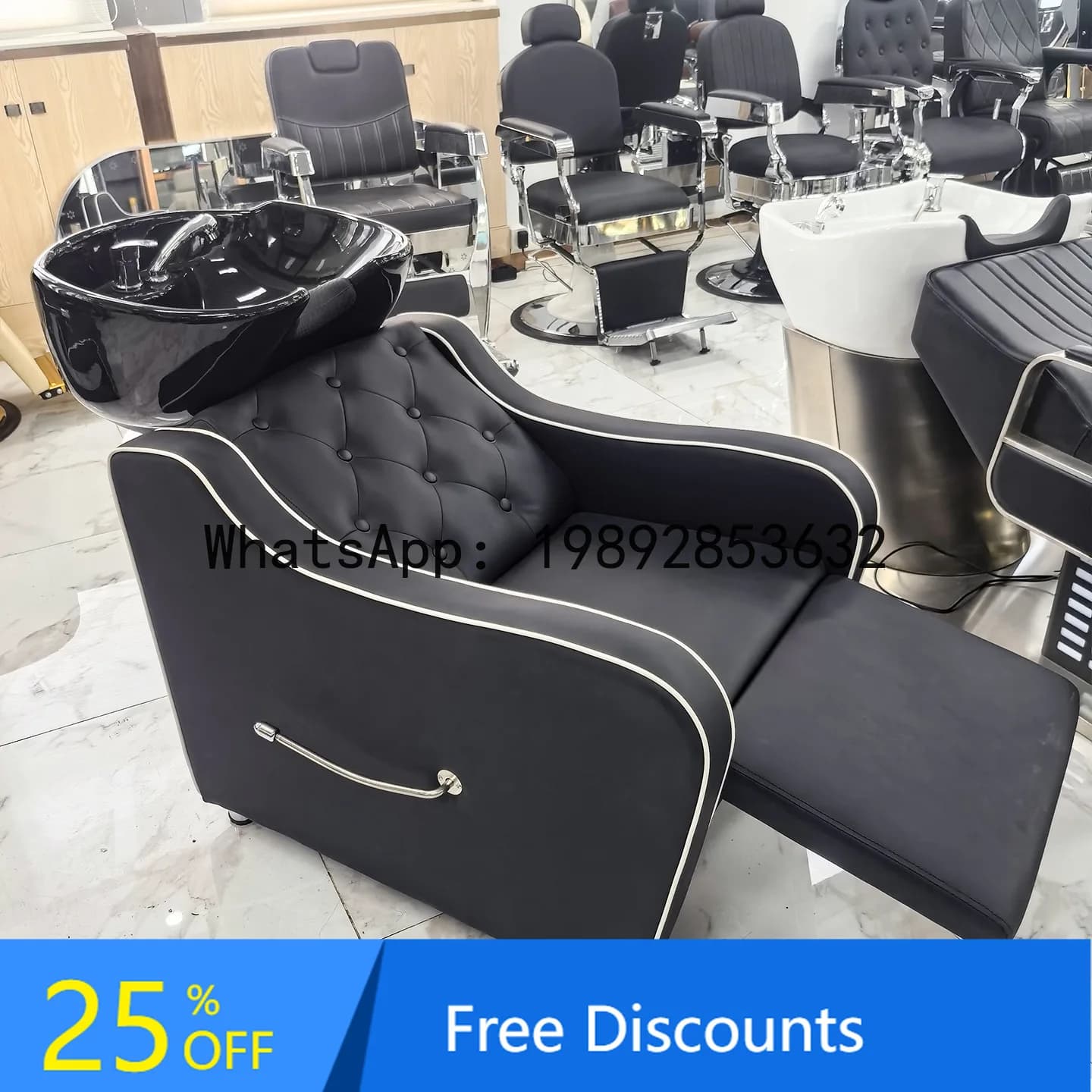 CZ Manufacturer Salon Furniture Barber Shop Special Shampoo Bed Semi-Reclining Sitting Hair Care Shampoo Bed