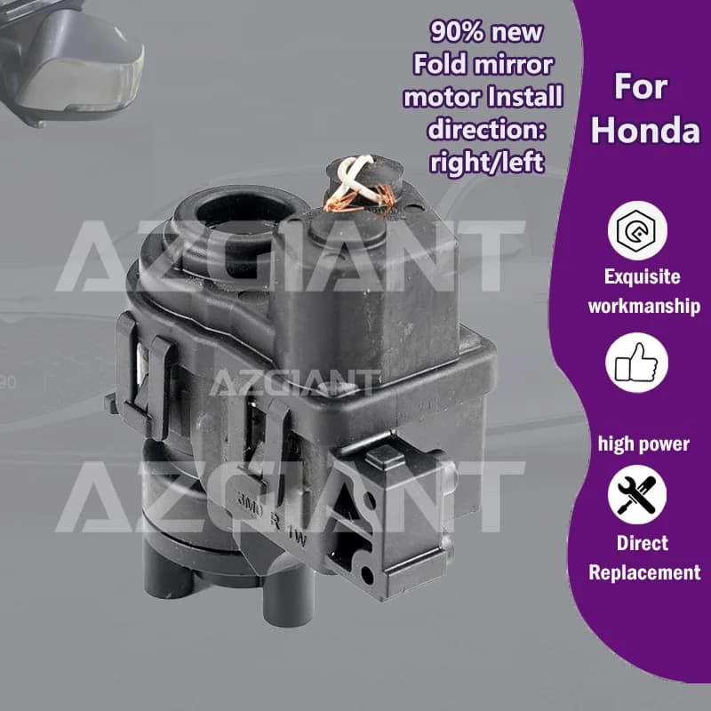 AZGIANT For Honda Amaze MK2/BR-V/City MK5/Civic MK11/Fit MK4 Car Wing Mirror Authentic Folding Motor Power Assembly car parts