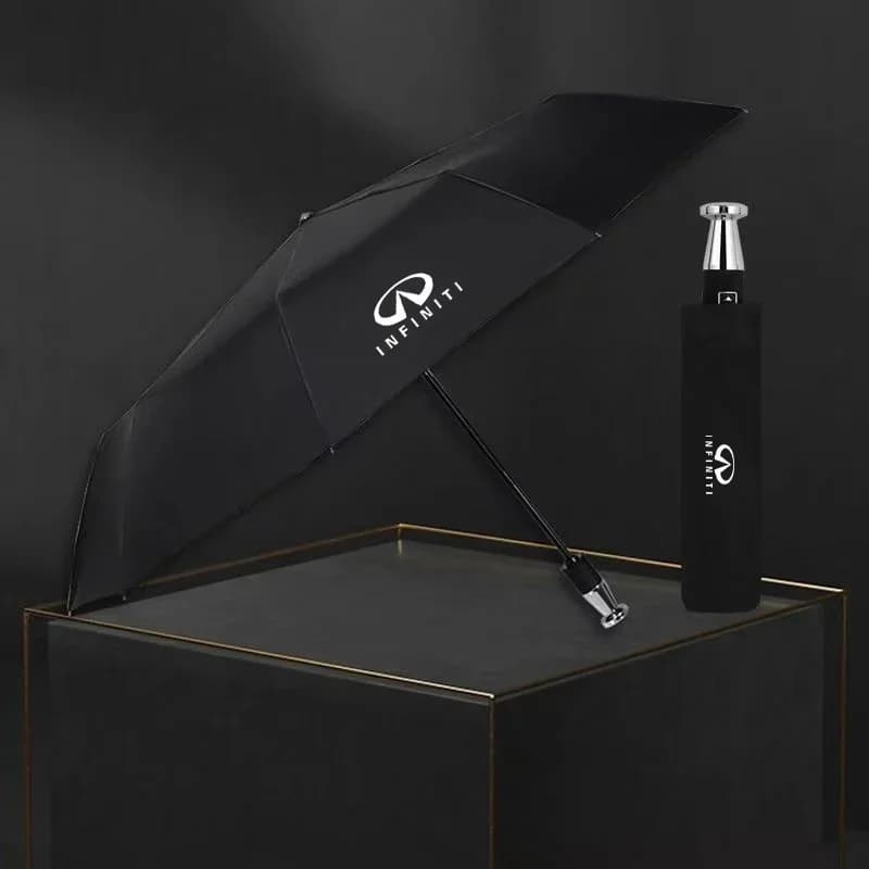 For Infiniti Q30 Q50 Q60 Q70 Q80 QX30 QX50 QX55 QX60 QX70 QX80 JX35 FX35 EX25 Car Automatic Folding Windproof Sunshade Umbrella