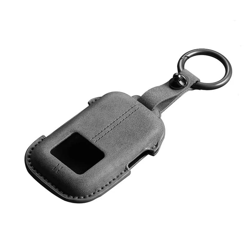 PU Leather Key Fob Cover for 2026 ZEEKR 9X/001 Max/Ultra, Premium Soft Protective KeyCase Shell with Keychain Keybag