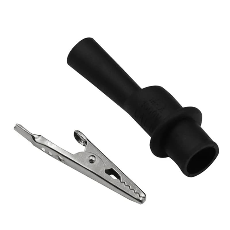10pcs Lightweights Insulateds Full Protectives Multimeters Clamps Probe Clips 1000W 10A Rubber & Metal Made