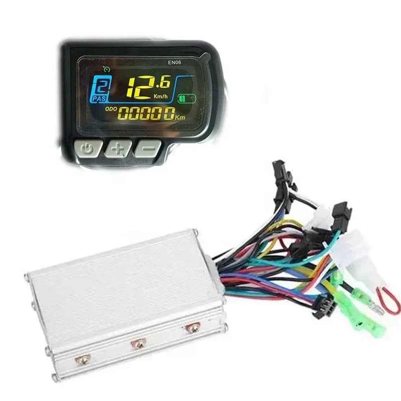 24V/36V/48V 250w-350W Electric Bicycle Motor Controller Sine Band LCD Panel EN06 LCD - Accessory Kit