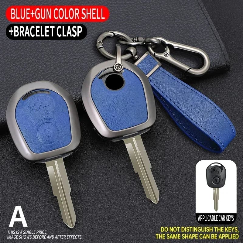 for Ssangyong Actyon Kyron Rexton Ssang Yong 2 Button Zinc Alloy Car Key Case Remote Cover Shell Keychain Holder Fob Accessories