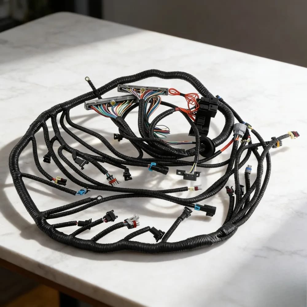 LS1 Engine Standalone Wiring Harness 4L60E DBC Compatible with GM DBC LS1 4.8 5.3 6.0 Engine 1997-2006, 4L60E Drive by Cable