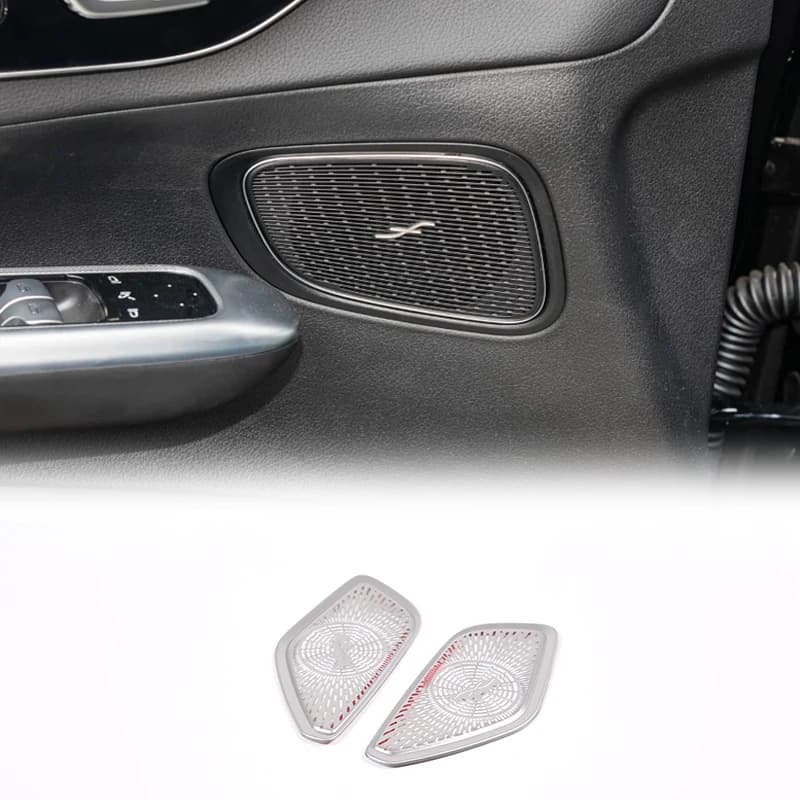[Ready Stock] For Mercedes X253 2023 Door Speaker Grill Cover Stainless Steel