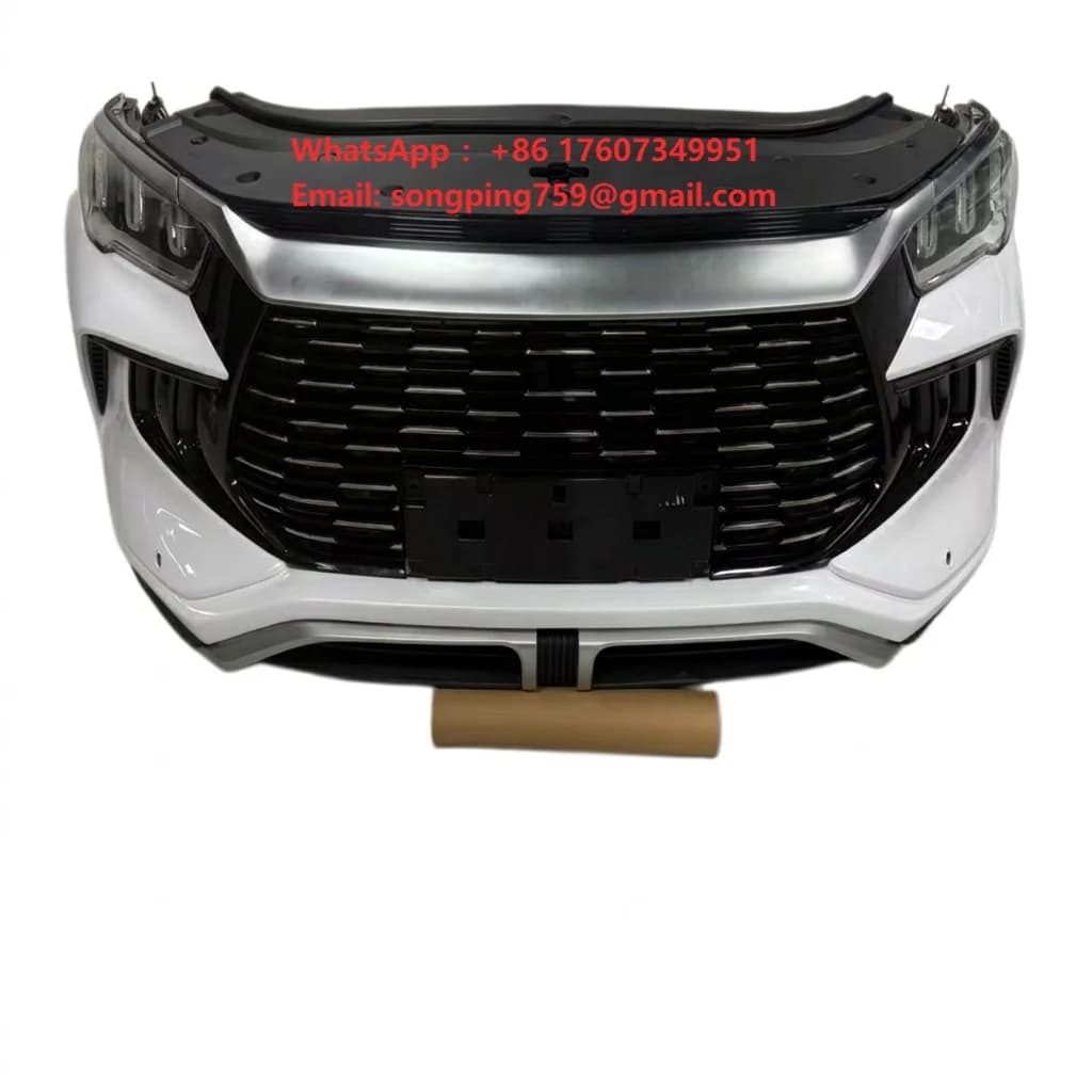 Front Bumper Assembly Set with Left and Right Headlights for 25-year BYD Song Pro DML