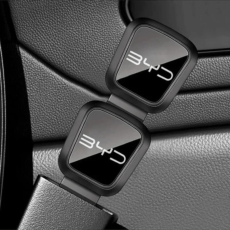 Zinc‑Alloy Original‑Fit Seat Belt Buckle Extender For BYD Atto 3 Seal Dolphin Han Tang Song Yuan Safety Belt Socket Extension De