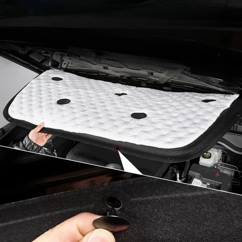 For HAVAL H9 2024-2026 Car Engine Bonnet Sound Insulation Cotton Engine Heat Insulation Exterior Car Accessories
