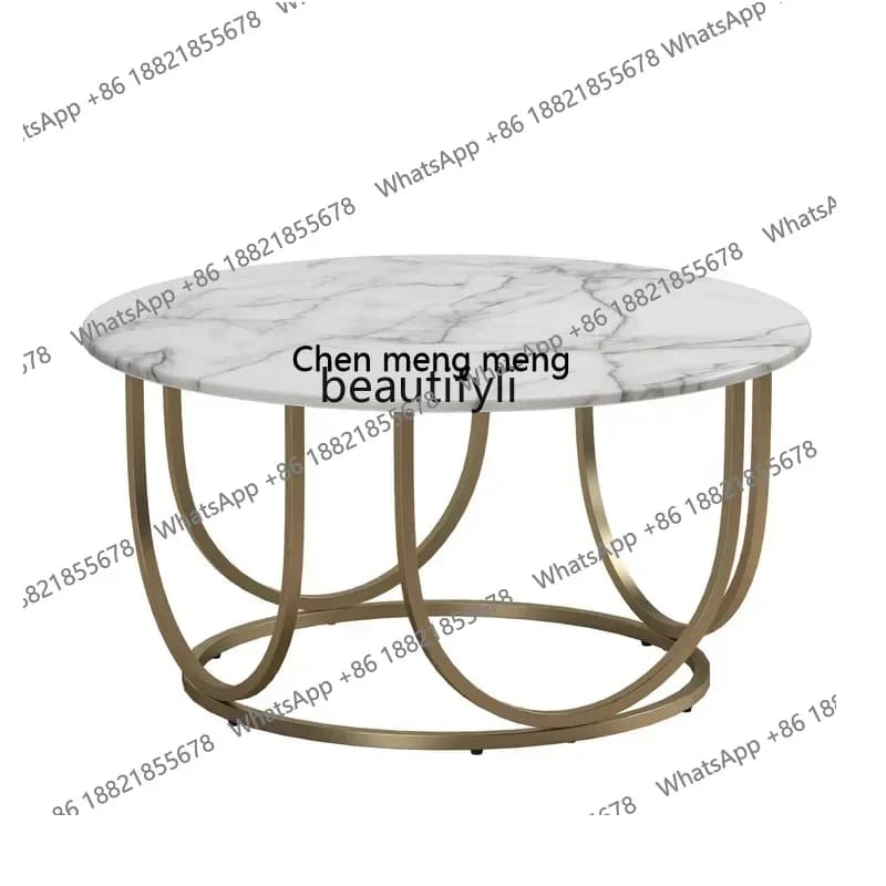 ss8350 Modern simple marble coffee table Nordic style small apartment sofa side table living room tea table