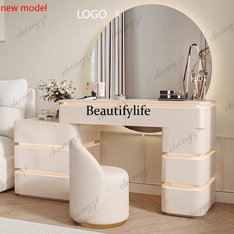 M138 Nordic Vanity Table Elegant Premium Trendy Classic Vanity Table Organized Chic Meuble Chambre Bedroom Furniture
