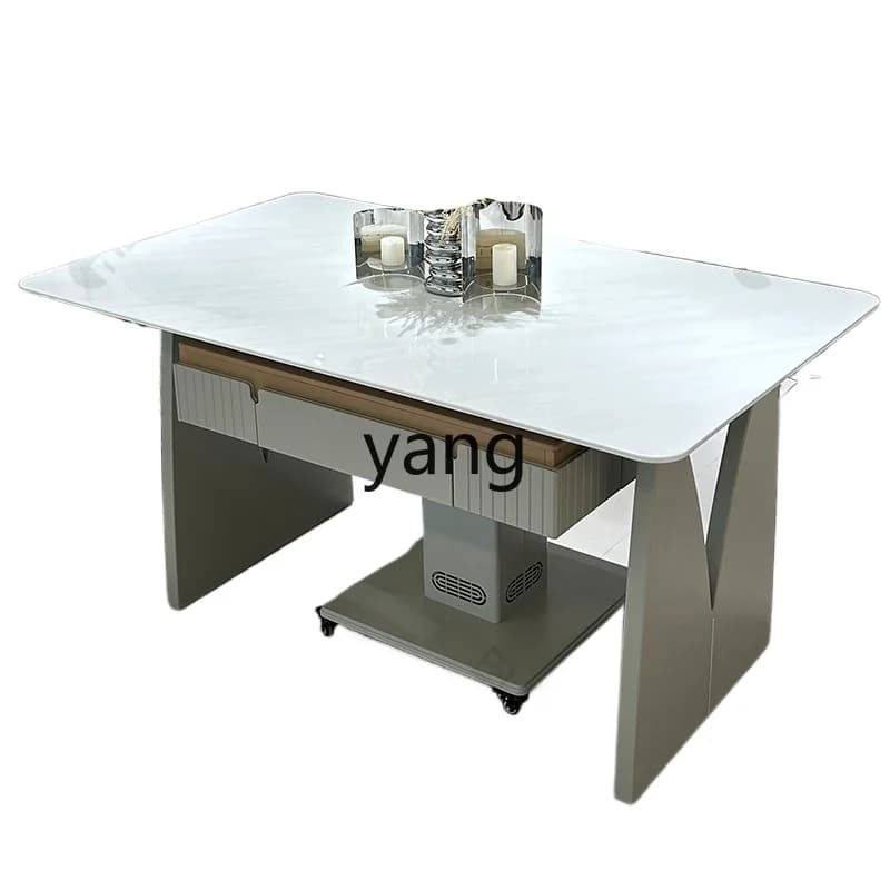 LMM solid wood mahjong table table dual-purpose automatic mahjong machine integrated household long table small apartment
