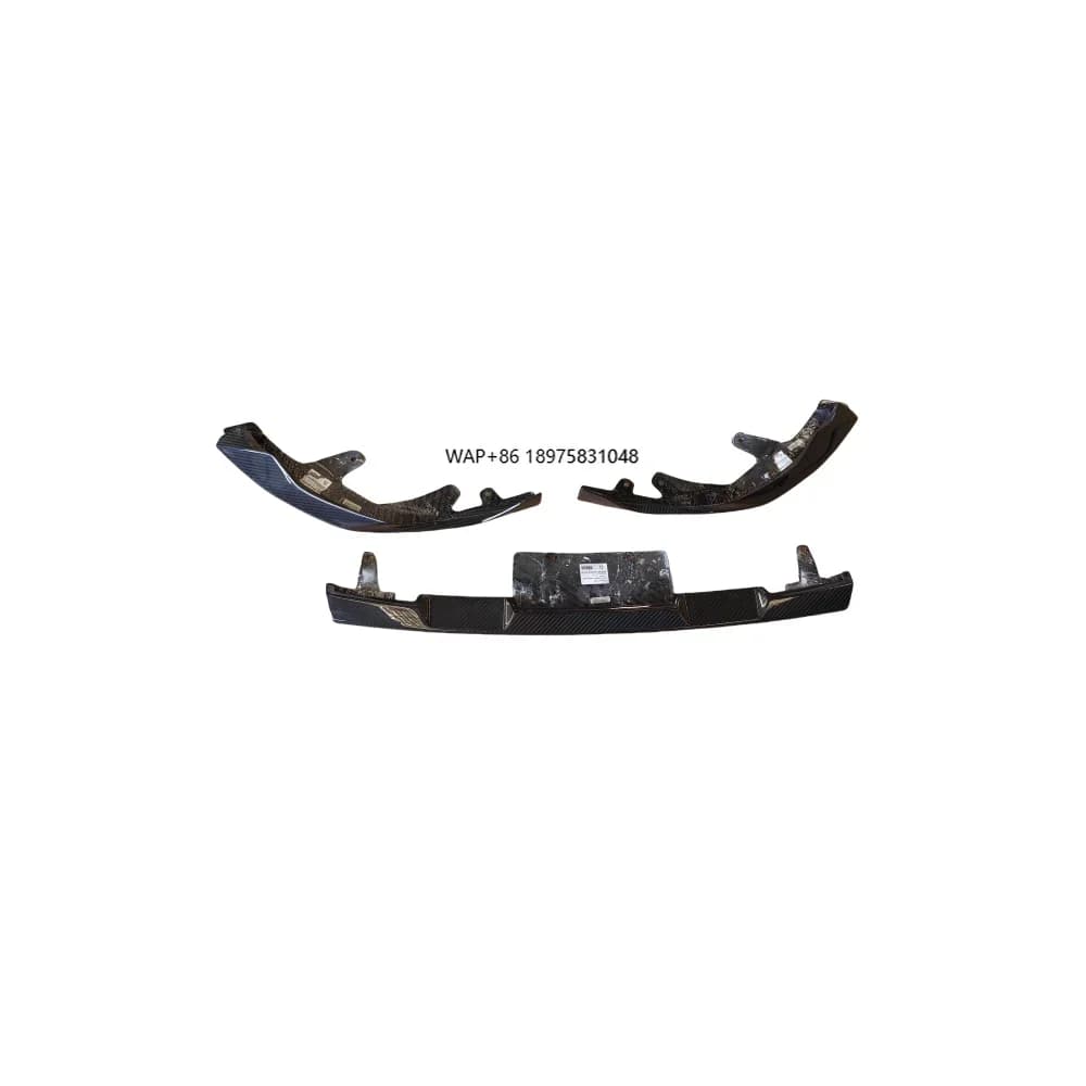 High Quality Carbon Fiber Front Lip & Front Spoiler Three-Piece Set for New 3 Series Retrofit Upgrade