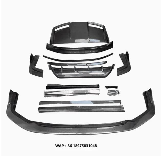NX 2022-2023 Upgraded Carbon Fiber Body Kit Front Lip Rear Diffuser Side Skirt Spoiler