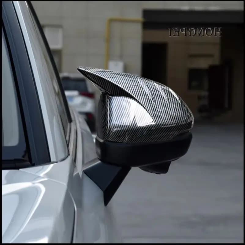 Car Styling For Honda HR-V HRV 2021 2022 Rearview Mirror Cover Trim Frame Caps With Horn Auto Accessories