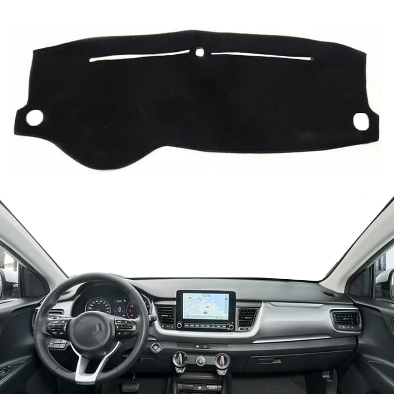 For KIA Rio YB 2017 2018 2019 2020 2021 2022 2023 2024 Car Styling Dashmat Dashboard Cover Mat Dash Sunshield Carpet Accessories