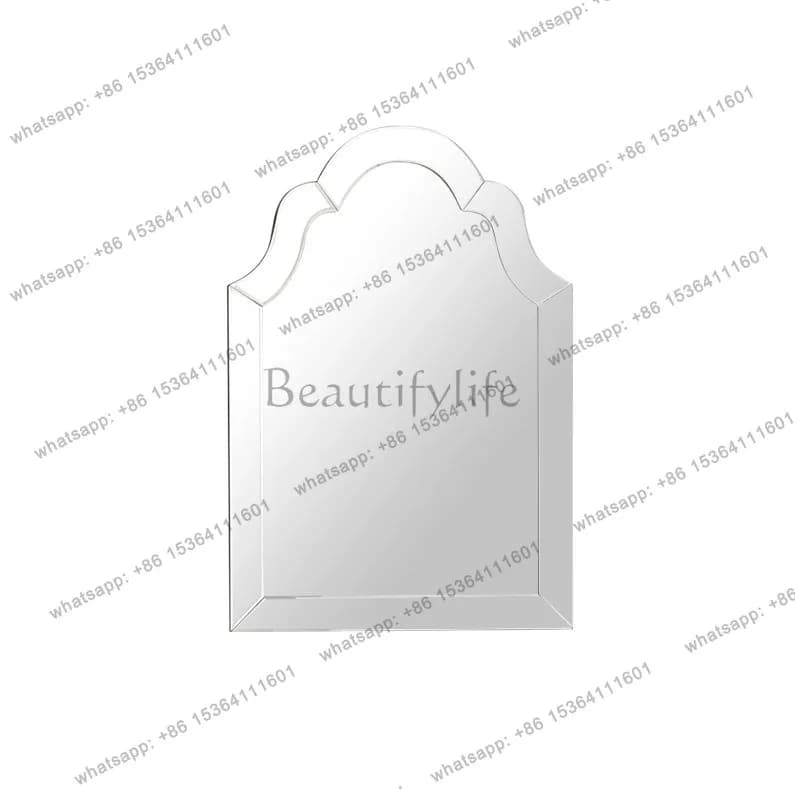 Bedroom light luxury vanity mirror bathroom with lamp vanity mirror bathroom wall hanging
