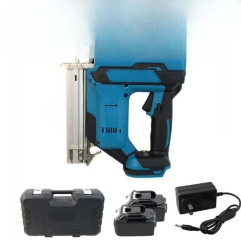 Lithium battery portable rechargeable air nail gun lithium battery straight nail gun woodworking
