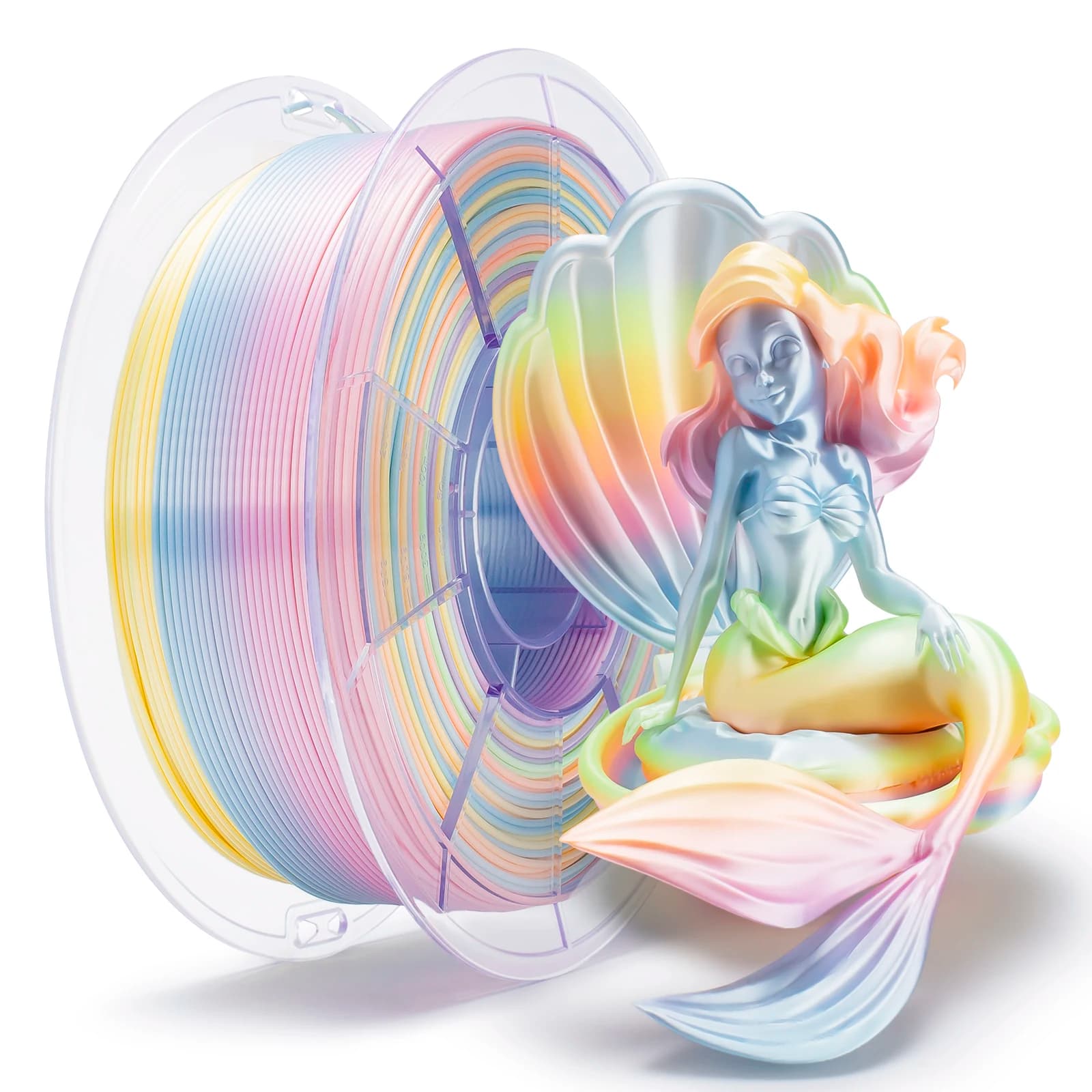 ZIRO PLA Filament Rainbow Candy Multi-color Gradient Silk PLA 3d Printer Filament Pla 3d Printing Filament