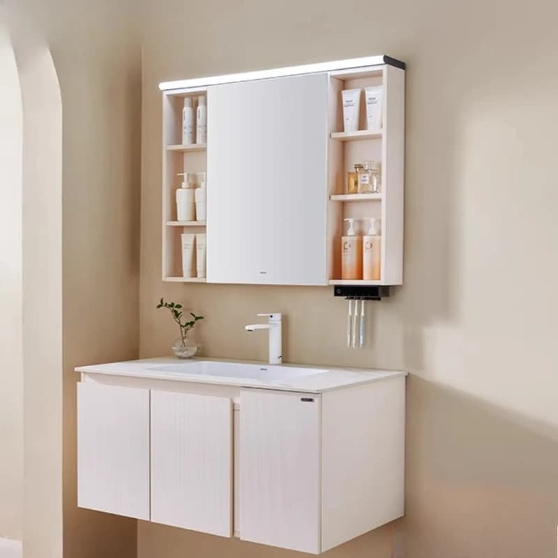 Cute Fashion Bathroom Cabinet Paper Display Makeup Sink Accessories Bathroom Cabinet Organizer Bedroom Gabinete Trendy Furniture