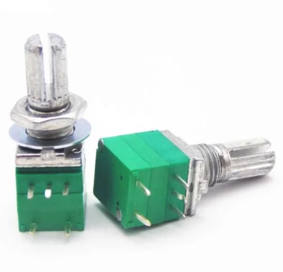 100PCS B20K  handle 15mm 5 feet with Switch audio RV097NS Single Potentiometers