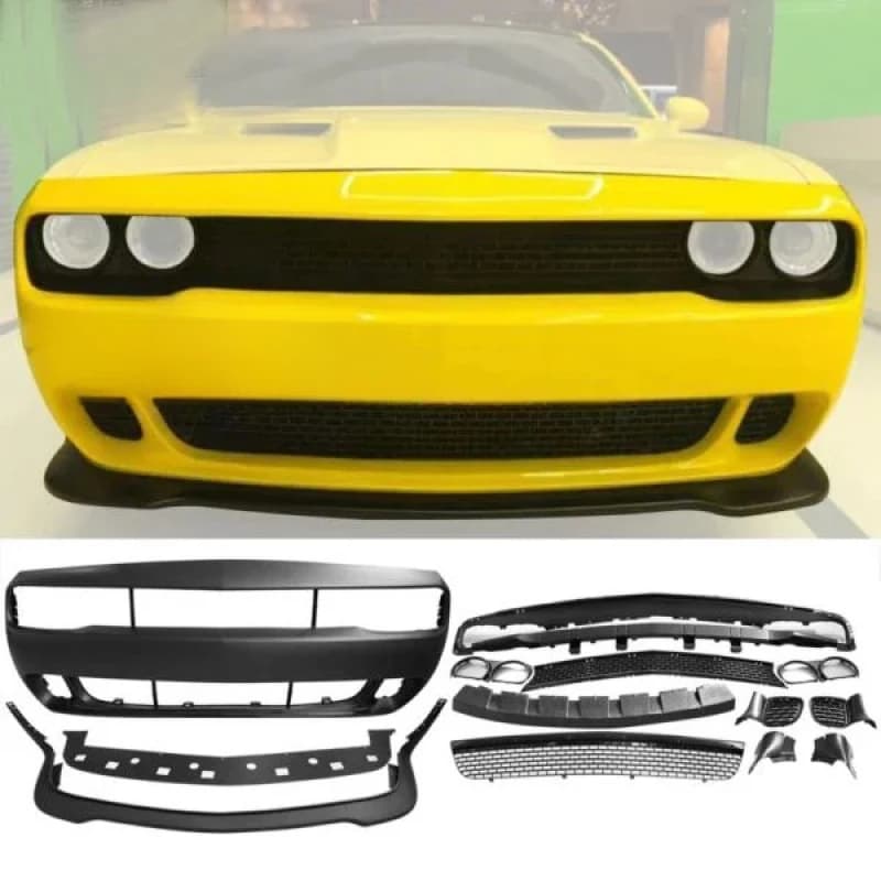 Hot selling High quality automotive parts Fits 15-22 for PP material Front Bumper body kit