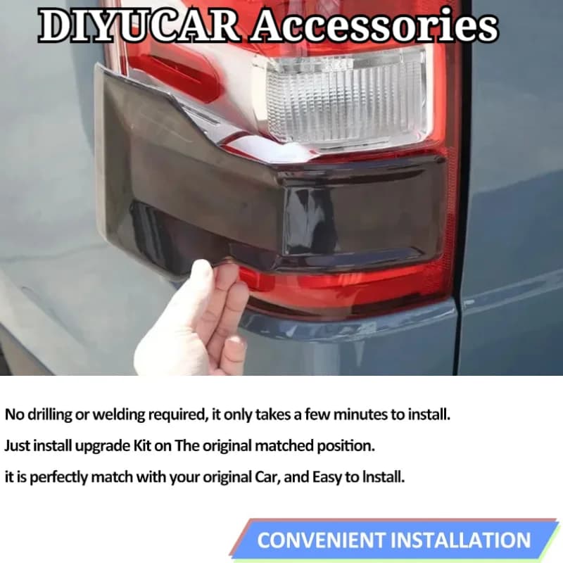 For Ford Maverick 2022-2026 ABS Blackened Car Rear Taillight Cover Trim Exterior Accessories