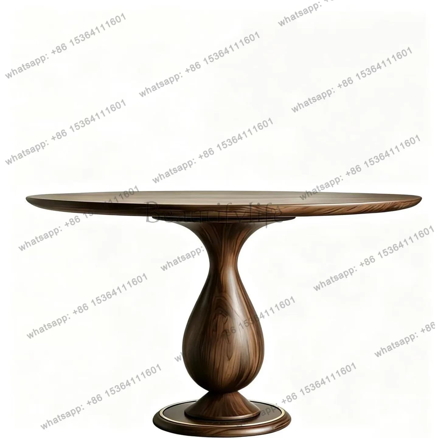 New Chinese-style North American black walnut entrance table Modern simple light luxury entrance foyer end view table