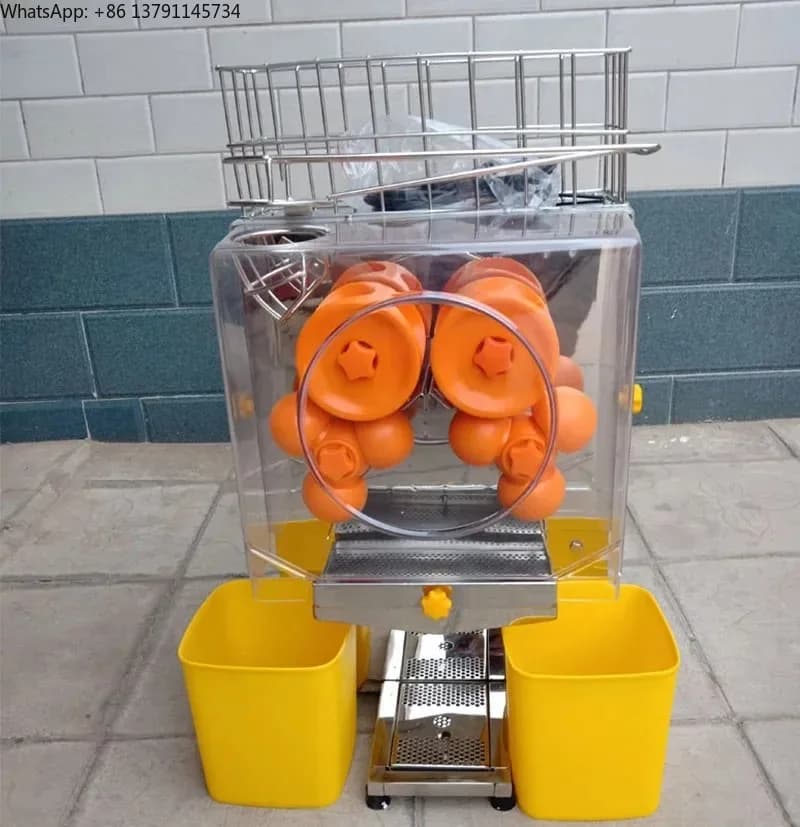 Industrial Orange Juicer Machine Automatic Orange Lemon Squeezer Machine for Commercial Restaurants and Hotels
