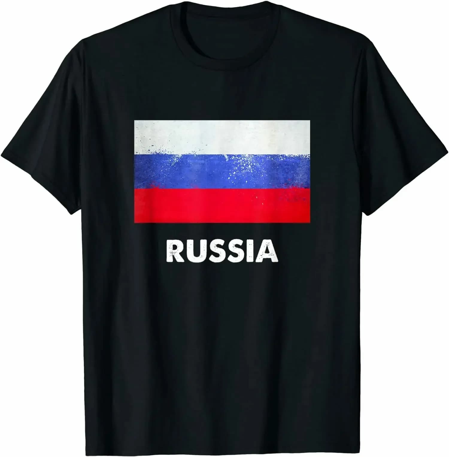 Glory Russia Flag - Russian Premium Great Gift Idea Tee T-Shirt Men's 100% Cotton Casual T-shirts Loose Top Size S-3XL