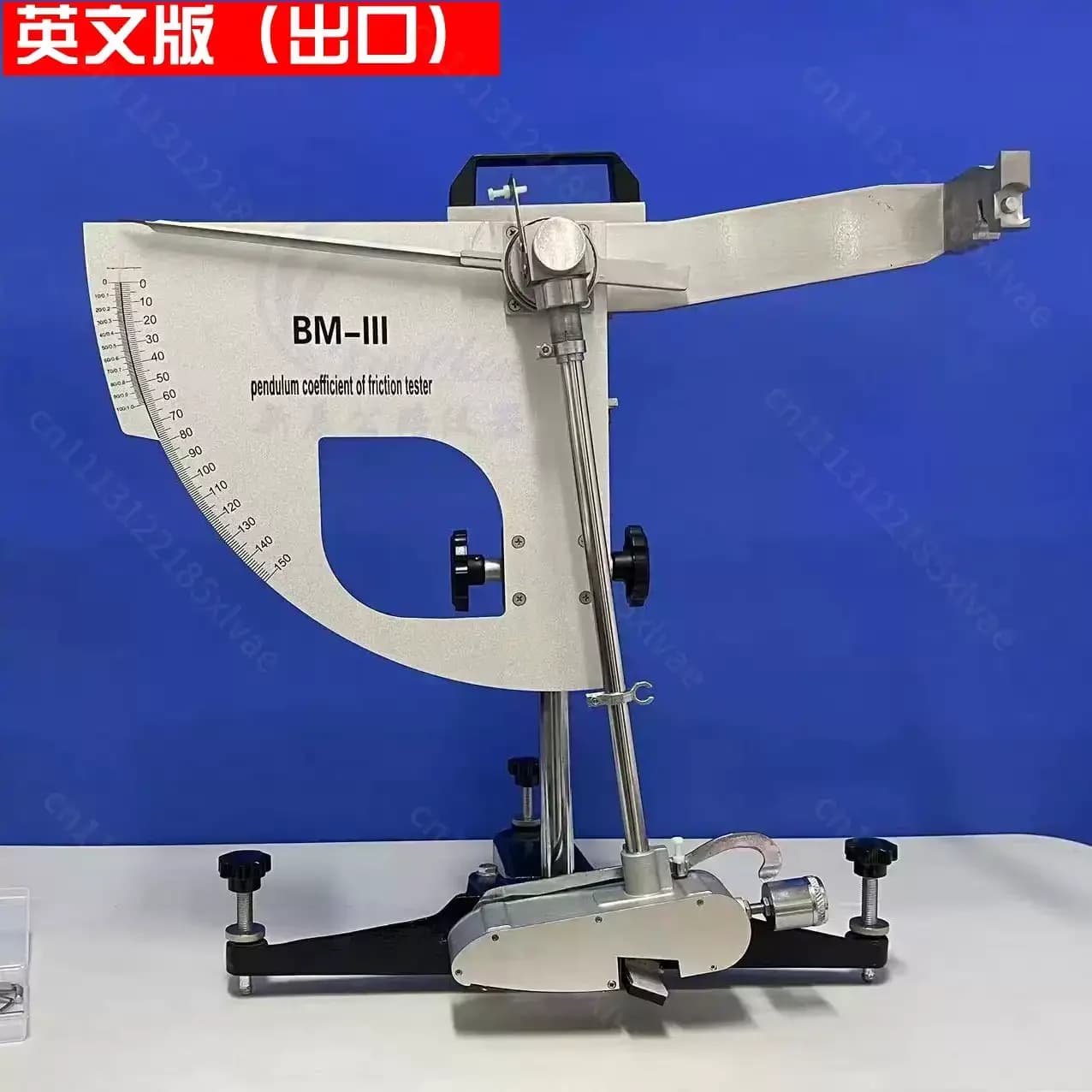 Pendulum Skid Resistance Tester, Friction Coefficient Testing Machine for Road Surface Anti‑Slip Performance Laboratory Test