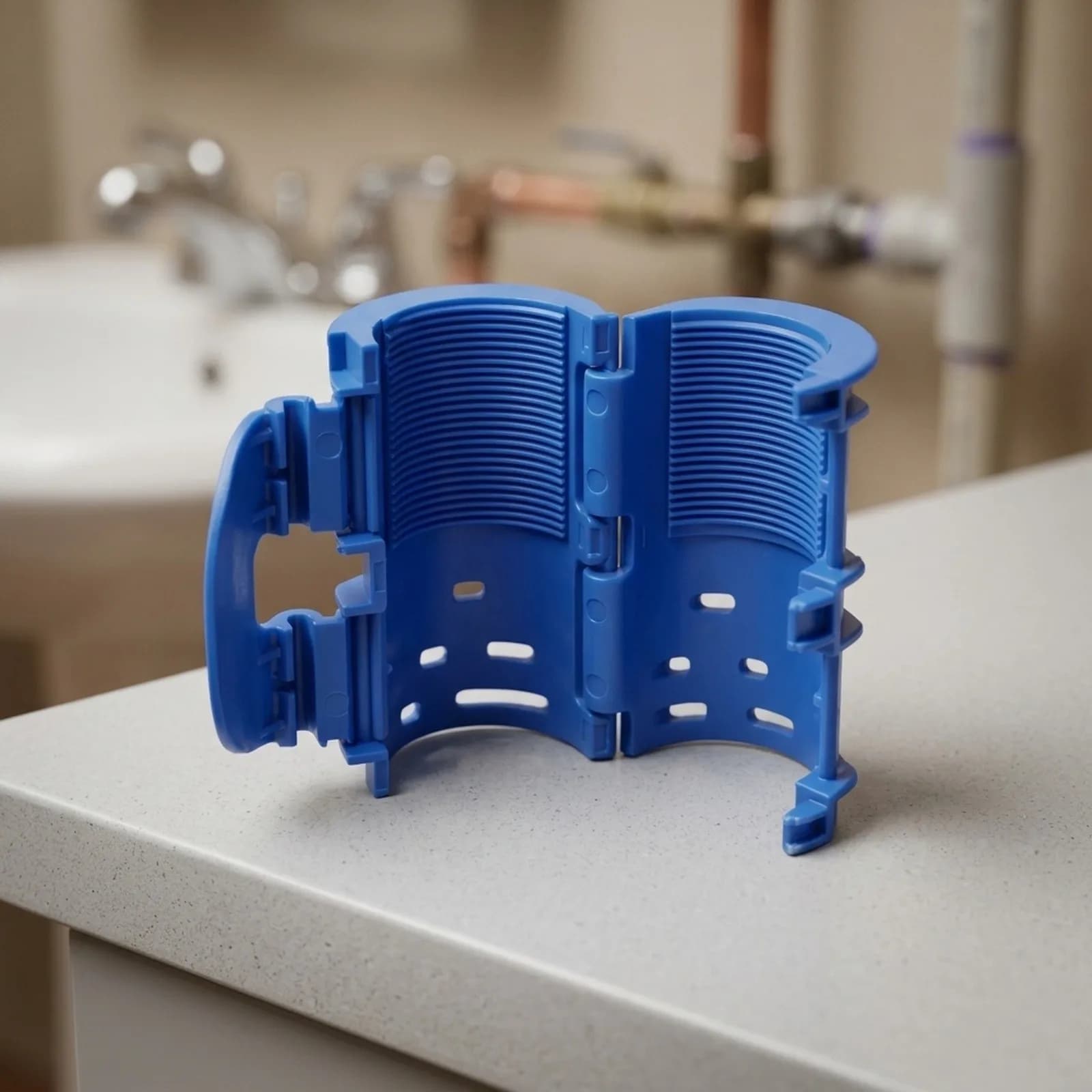 Home Plumbing As The Picture Show Faucet Fixing Base Shaking Faucet Base for Quick Release -loosening Device Buckle Design