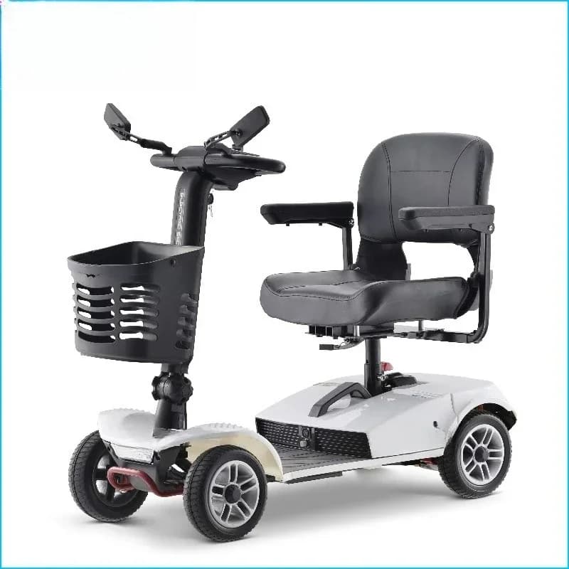 4-Wheel foldable disabled electric mobile scooter